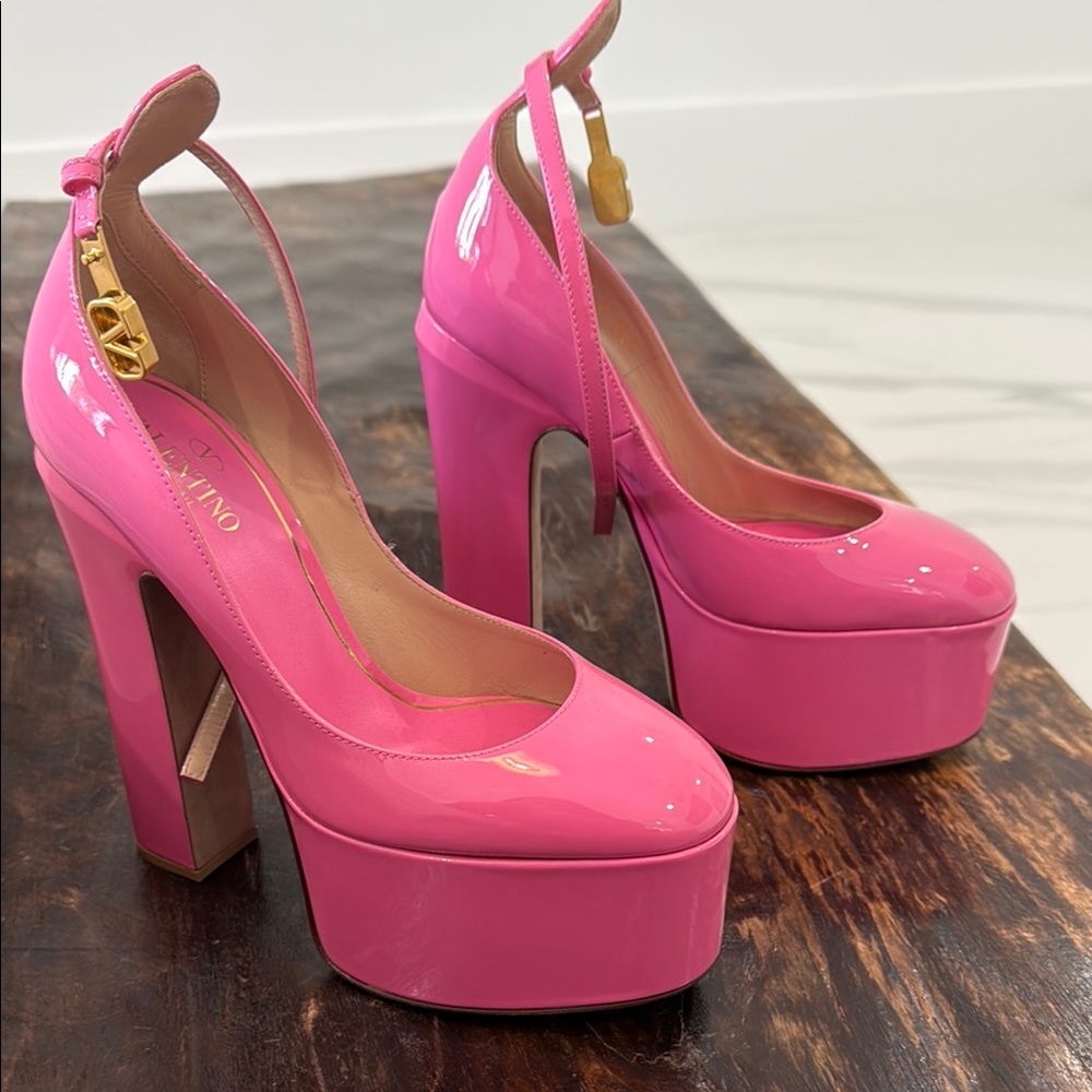 Valentino Pink Platform Heels